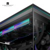 Корпус без блока питания/ Case Thermalright M10 Vision FAN4-M, Mini-Tower, TG, LCD, 4x120mm ARGB, 2xUSB-A 3.0, 1xUSB Type-C, mATX, mITX Black