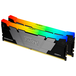 Память оперативная/ Kingston 16GB 3200MT/s DDR4 CL16 DIMM (Kit of 2) FURY Renegade RGB