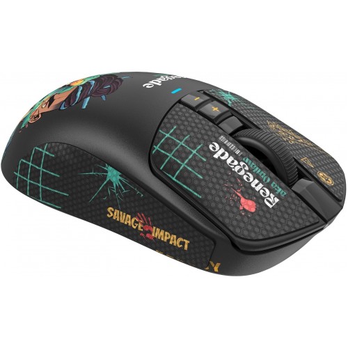 Мышь A4Tech Bloody R72 Ultra Duo черный/рисунок оптическая 20000dpi беспров. USB/USB-C 6but (R72 ULTRA DUO RENEGADEMIDNIGHT)