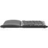 Клавиатура Logitech K860 черная беспроводная с подставкой для запястий - Эргономичный мультимедийный USB/Bluetooth (920-010359)