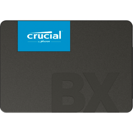 Твердотельный накопитель/ Crucial SSD BX500, 1000GB, 2.5" 7mm, SATA3, 3D TLC, R/W 540/500MB/s, TBW 360, DWPD 0.2 (12 мес.)