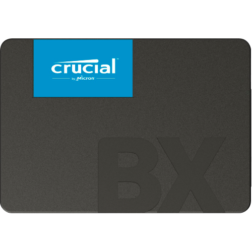 Твердотельный накопитель/ Crucial SSD BX500, 1000GB, 2.5" 7mm, SATA3, 3D TLC, R/W 540/500MB/s, TBW 360, DWPD 0.2 (12 мес.) Crucial