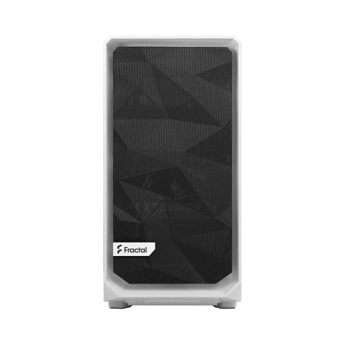 Корпус ПК без блока питания/ Case Fractal Design Meshify 2 Mini TG Clear Tint, Mini-Tower, 1x120mm + 1x140mm, 2xUSB-A 3.2 + 1xUSB 3.2 Type-C mATX, mITX, mDTX White Fractal Design