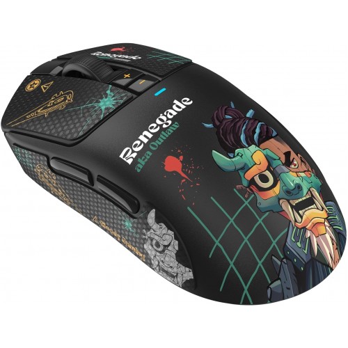 Мышь A4Tech Bloody R72 Ultra Duo черный/рисунок оптическая 20000dpi беспров. USB/USB-C 6but (R72 ULTRA DUO RENEGADEMIDNIGHT)