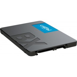 Твердотельный накопитель/ Crucial SSD BX500, 1000GB, 2.5" 7mm, SATA3, 3D TLC, R/W 540/500MB/s, TBW 360, DWPD 0.2 (12 мес.)