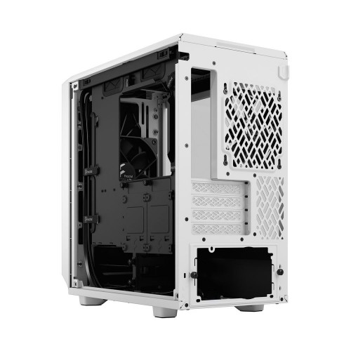 Корпус ПК без блока питания/ Case Fractal Design Meshify 2 Mini TG Clear Tint, Mini-Tower, 1x120mm + 1x140mm, 2xUSB-A 3.2 + 1xUSB 3.2 Type-C mATX, mITX, mDTX White Fractal Design