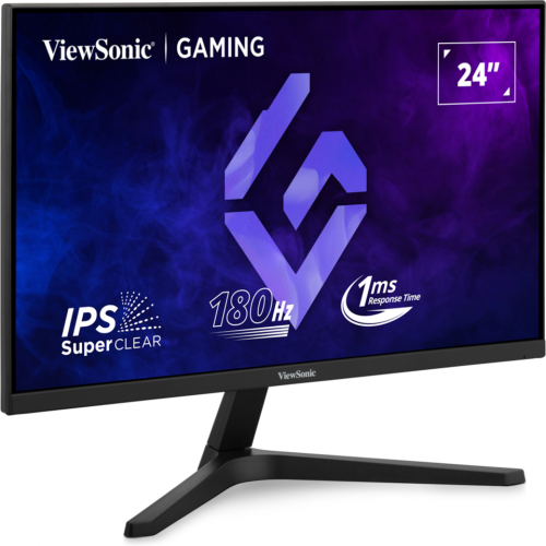 Монитор ViewSonic 23.8" VX24G1-HD черный IPS LED 1ms 16:9 HDMI матовая 1000:1 300cd 178гр/178гр 1920x1080 180Hz DP FHD 4.1кг ViewSonic
