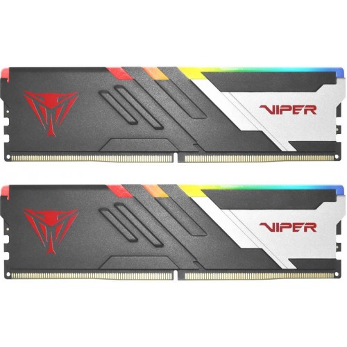 Оперативная память DDR5 2x16Gb 7400MHz Patriot PVVR532G740C36K Viper Venom RGB RTL Gaming PC5-59200 CL36 DIMM 288-pin 1.45В kit с радиатором Ret [PVVR532G740C36K]