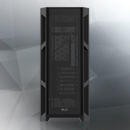 Корпус без блока питания/ Case Raijintek ARCADIA III-MS4, Midi-Tower, TG, 4x120mm ARGB, 1xUSB-A 3.0 + 2xUSB 2.0, ATX, mATX, mITX Black