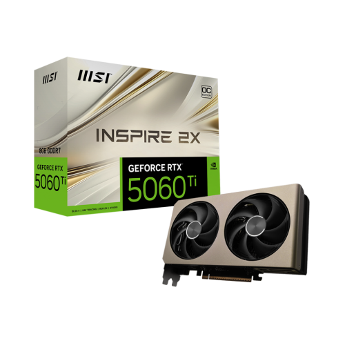 Купить видеокарту GeForce RTX 5060 Ti 8G INSPIRE 2X – мощное решение для геймеров и профессионалов.