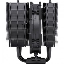 Кулер для процессора/ CPU Cooler Noctua NH-D12L chromax.black (148W, 4-pin PWM, 145mm, Al/Cu, 5x6mm, 1x120mm, 60.1CFM, 22.6dBA, 2000RPM, S: 1851/1700/1200/115X, AM5/AM4, Black)