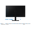 Монитор Samsung 27" ViewFinity S6 S27D604UAIXCI черный IPS LED 5ms 16:9 HDMI матовая HAS Piv 1000:1 350cd 178гр/178гр 2560x1440 100Hz DP 2K USB 6.1кг