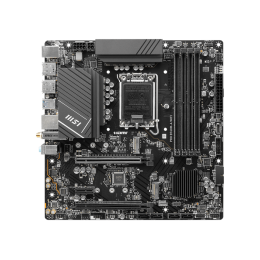Материнская плата/ MB MSI INTEL B760 s1700, 4xDDR5(256GB), 2xHDMI 2.1/2xDP, 2xPCIe 4.0x16, 1xPCIe 3.0, 1xLAN (2.5GbE), Wi-Fi, BT, 4xSATA 6Gb/s, 2xM.2, 4xUSB 3.2, 2xUSB 2.0, 1xPS/2, mATX