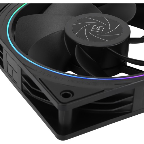 Кулер для корпуса/ Case Cooler Thermalright TL-S12R Reverse (120x120x25mm, 4-pin PWM, ARGB, 47.6CFM, 23.2dBA, 1500RPM, Black) Thermalright