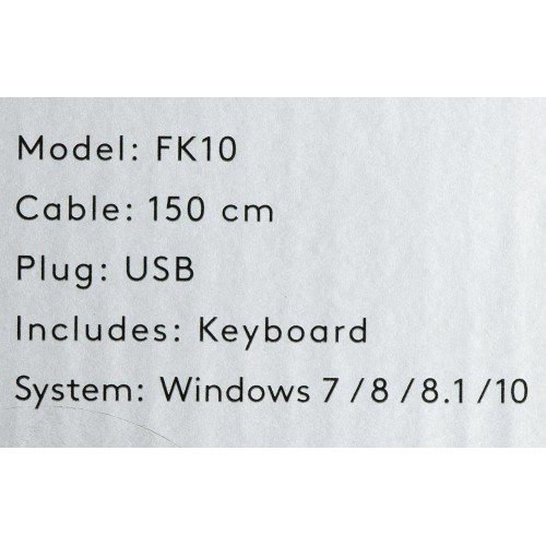 Клавиатура A4Tech FK10 USB черный/оранжевый - 1.5м кабель для комфортной работы и игр