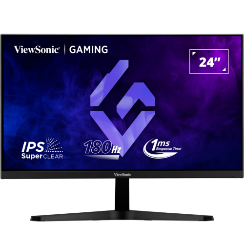 Монитор ViewSonic 23.8" VX24G1-HD черный IPS LED 1ms 16:9 HDMI матовая 1000:1 300cd 178гр/178гр 1920x1080 180Hz DP FHD 4.1кг ViewSonic