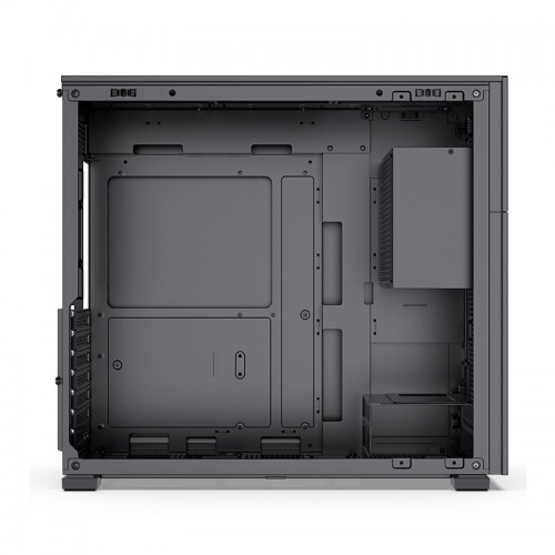Корпус JONSBO D41 STD Midi-Tower без блока питания, черный, с USB-A 3.2 и USB-C 3.2, поддержка ATX и mATX