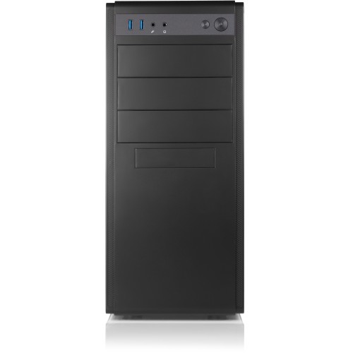 Корпус ATX Foxline FL-886 без блока питания: черный, 2xUSB 3.0, без кабеля питания и вентилятора