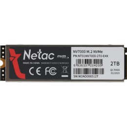 Твердотельный накопитель Netac PCIe 4.0 x4 2TB NT01NV7000-2T0-E4X NV7000 M.2 2280 [NT01NV7000-2T0-E4X]