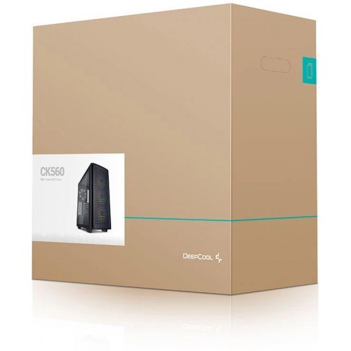 Купите корпус Deepcool CK560 черный без БП - ATX, 3x120mm, 4x140mm, 2xUSB3.0, аудио - идеальное решение для вашего ПК