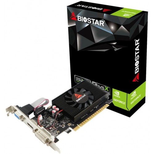 Купить видеокарту Biostar GT710 2GB DDR3 - Надежная производительность для игр и работы