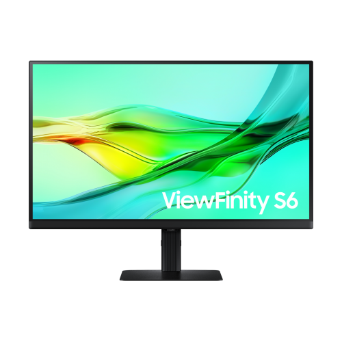 Монитор Samsung 27" ViewFinity S6 S27D604UAIXCI черный IPS LED 5ms 16:9 HDMI матовая HAS Piv 1000:1 350cd 178гр/178гр 2560x1440 100Hz DP 2K USB 6.1кг