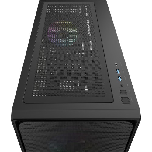 Корпус ПК Ocypus Delta C70 BK ARGB - Midi-Tower с 4x120mm ARGB, USB-C 3.1, совместимость с E-ATX, ATX, mATX, mITX
