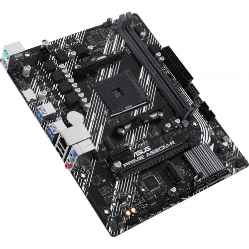 Материнская плата Asus PRIME A520M-R для Soc-AM4 с поддержкой AMD A520, 2xDDR4, mATX, 8ch звук и HDMI