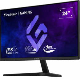 Монитор ViewSonic 23.8" VX24G1-HD черный IPS LED 1ms 16:9 HDMI матовая 1000:1 300cd 178гр/178гр 1920x1080 180Hz DP FHD 4.1кг