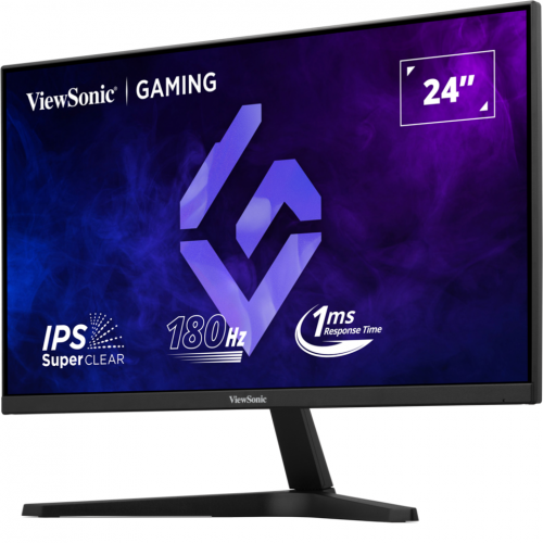 Монитор ViewSonic 23.8" VX24G1-HD черный IPS LED 1ms 16:9 HDMI матовая 1000:1 300cd 178гр/178гр 1920x1080 180Hz DP FHD 4.1кг ViewSonic