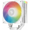 Устройство охлаждения(кулер) Deepcool AG400 Wh V2 ARGB Soc-AM5/AM4/1200/1700/1851 белый 4-pin 31.6dB Al+Cu 220W 643gr Ret (R-AG400-WHAMMN-GJD)