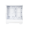 Корпус без блока питания/ Case PCCooler C3 Q500 WH, Midi-Tower, TG, no fans, 1xUSB 3.0 + 1xUSB 2.0 + 1xUSB-C, ATX, mATX, mITX White
