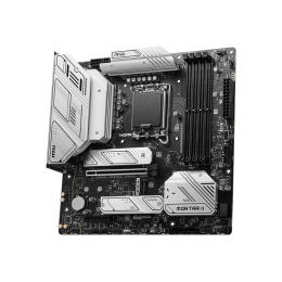 Материнская плата/ MB MSI INTEL B760 s1700, 4xDDR5(256GB), HDMI 2.1/DP, 1xPCIe 5.0x16, 1xPCIe 3.0x4, 1xLAN (2.5GbE), Wi-Fi, BT, 4xSATA 6Gb/s, 3xM.2, 1xUSB-C, 3xUSB 3.2, 4xUSB 2.0, mATX