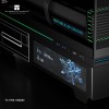 Корпус без блока питания/ Case Thermalright M10 Vision FAN4-M, Mini-Tower, TG, LCD, 4x120mm ARGB, 2xUSB-A 3.0, 1xUSB Type-C, mATX, mITX Black
