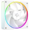 Кулер для корпуса/ Case Cooler ID-COOLING AF-127-ARGB-W (120x120x27mm, 4-pin PWM, ARGB, 78CFM, 29.9dBA, 2000RPM, White) ID-COOLING