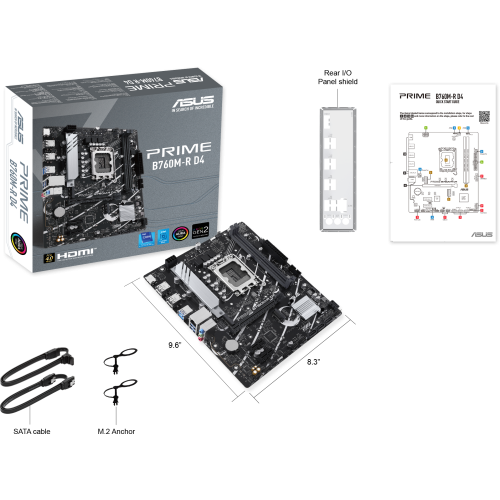 Материнская плата/ PRIME B760M-R D4 ASUS