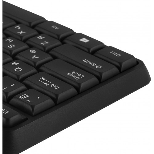 Клавиатура Оклик 145M черный USB с кабелем 1.85м - идеальный выбор для комфортной работы и игр