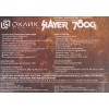 Клавиатура Оклик 780G SLAYER черная USB для геймеров с LED подсветкой и кабелем 1.5м