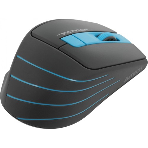Оптическая беспроводная мышь A4Tech Fstyler FG30S серый/синий с 2000dpi и 5 кнопками