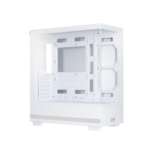 Корпус без блока питания/ Case PCCooler C3 Q500 WH, Midi-Tower, TG, no fans, 1xUSB 3.0 + 1xUSB 2.0 + 1xUSB-C, ATX, mATX, mITX White