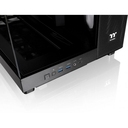 Купить корпус Thermaltake View 380 XL TG ARGB черный без БП E-ATX с 2 вентиляторами 120mm и 2 USB 3.0