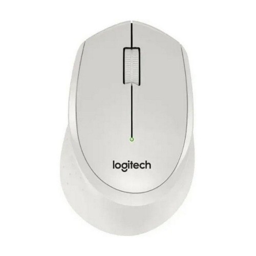Купить беспроводную мышь Logitech M330 Silent Plus белого цвета, 1000 DPI, 2 кнопки - идеальный выбор для тишины и комфорта