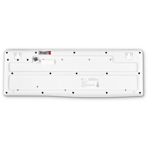 Клавиатура Оклик K225W белая USB беспроводная мультимедийная - идеальный выбор для вашего компьютера