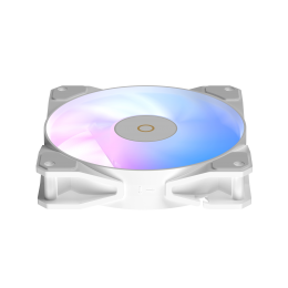 Кулер для корпуса/ Case Cooler Ocypus Beta F12 WH ARGB REVERSE BLADE (120x120x25mm, 4-pin PWM, ARGB, 56.5CFM, 29dBA, 1600RPM, White)