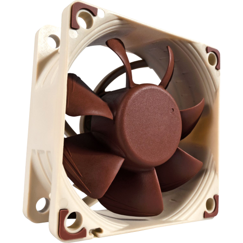 Кулер для корпуса/ Case Cooler Noctua NF-A6X25 5V PWM (60x60x25mm, 4-pin PWM, 29.2CFM, 19.3dBA, 3000RPM, Beige/Brown)