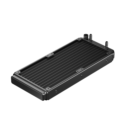 Система охлаждения/ Water Cooling System PCCooler DA240 ARGB BK (270W, 240mm, Black, ARGB/ Fans: 2x120mm, 73.6CFM, -dBA, 1800RPM/ Pump height 55mm, -dBA, 3000RPM, Rad thickness 27mm/ S: 1851, 1700, 1200, 20XX, 115X, AM5, AM4) PcCooler