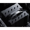 Кулер для процессора/ CPU Cooler Noctua NH-D12L chromax.black (148W, 4-pin PWM, 145mm, Al/Cu, 5x6mm, 1x120mm, 60.1CFM, 22.6dBA, 2000RPM, S: 1851/1700/1200/115X, AM5/AM4, Black)
