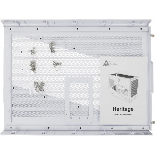 Корпус Montech Heritage (W) белый mATX: идеальный выбор для сборки с 9 вентиляторами, 2xUSB 3.0 и аудио выходом