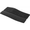 Клавиатура Logitech K860 черная беспроводная с подставкой для запястий - Эргономичный мультимедийный USB/Bluetooth (920-010359)