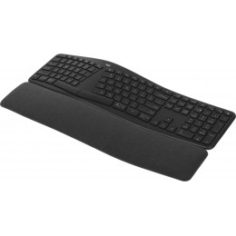 Клавиатура Logitech K860 черный USB беспроводная BT/Radio Multimedia Ergo (подставка для запястий) (920-010359)